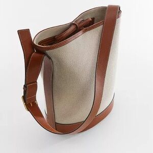 Mango Combined Bucket Handbag in Black – Used Twice – Excellent Condition